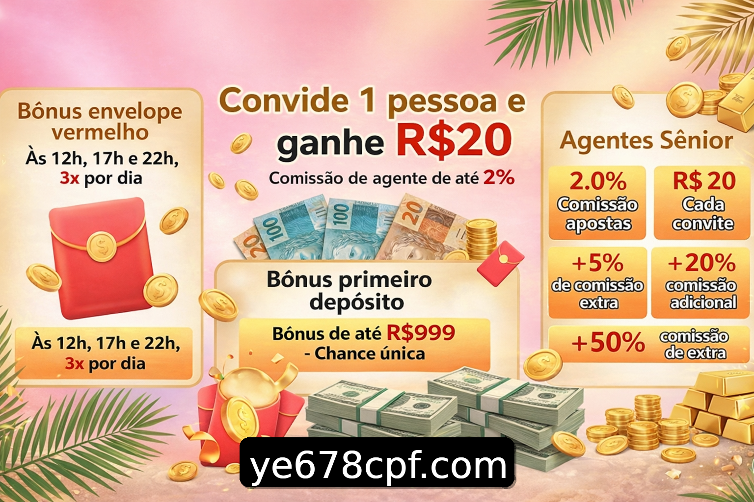 Banner do Bônus do Casino ye678
